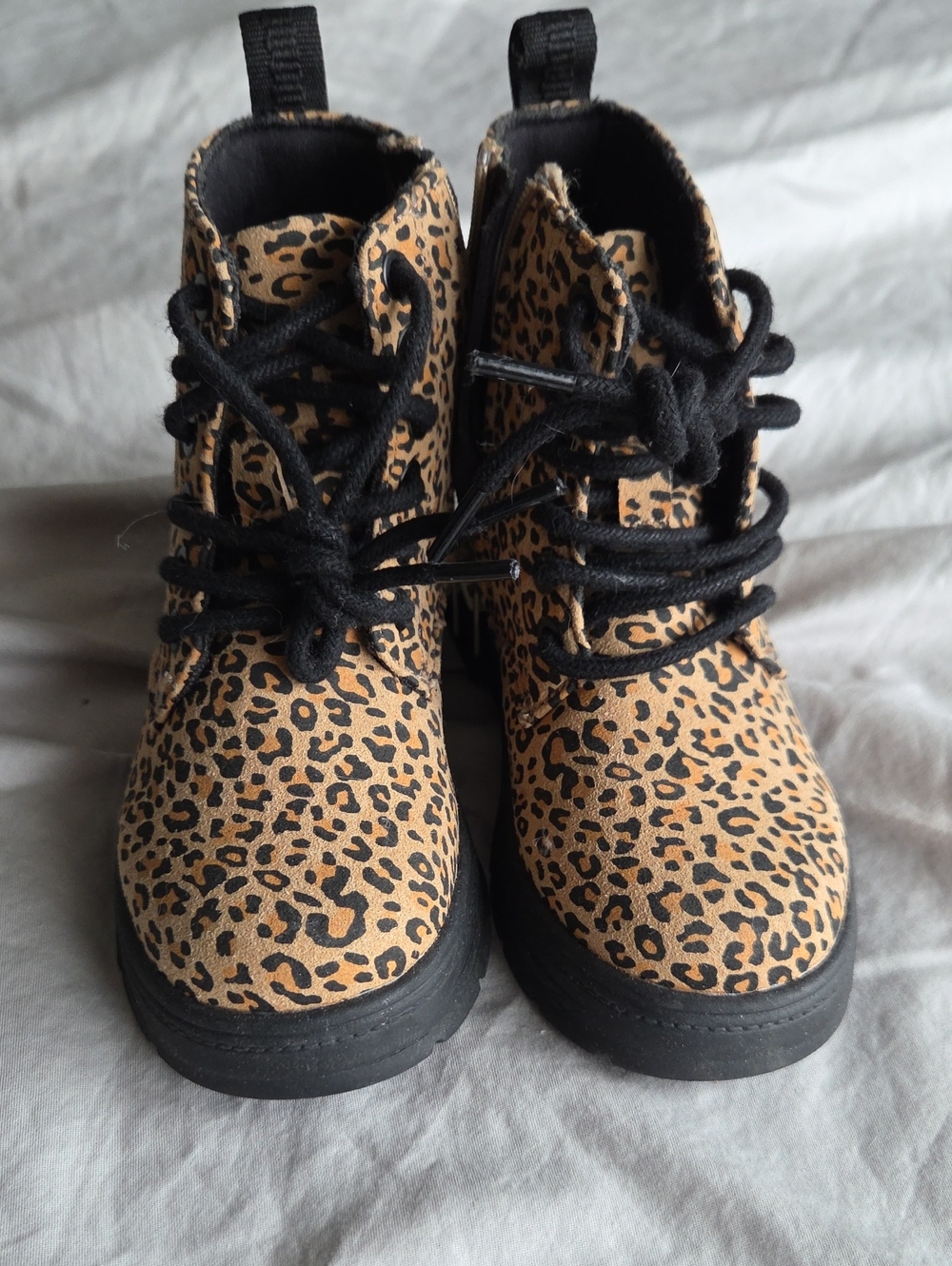 Leopard Print Lace-Up Boot - Picture 4 of 6